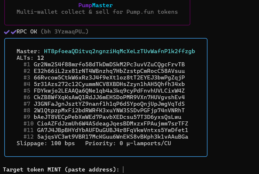 PumpFun Wallet Bundler Bot
